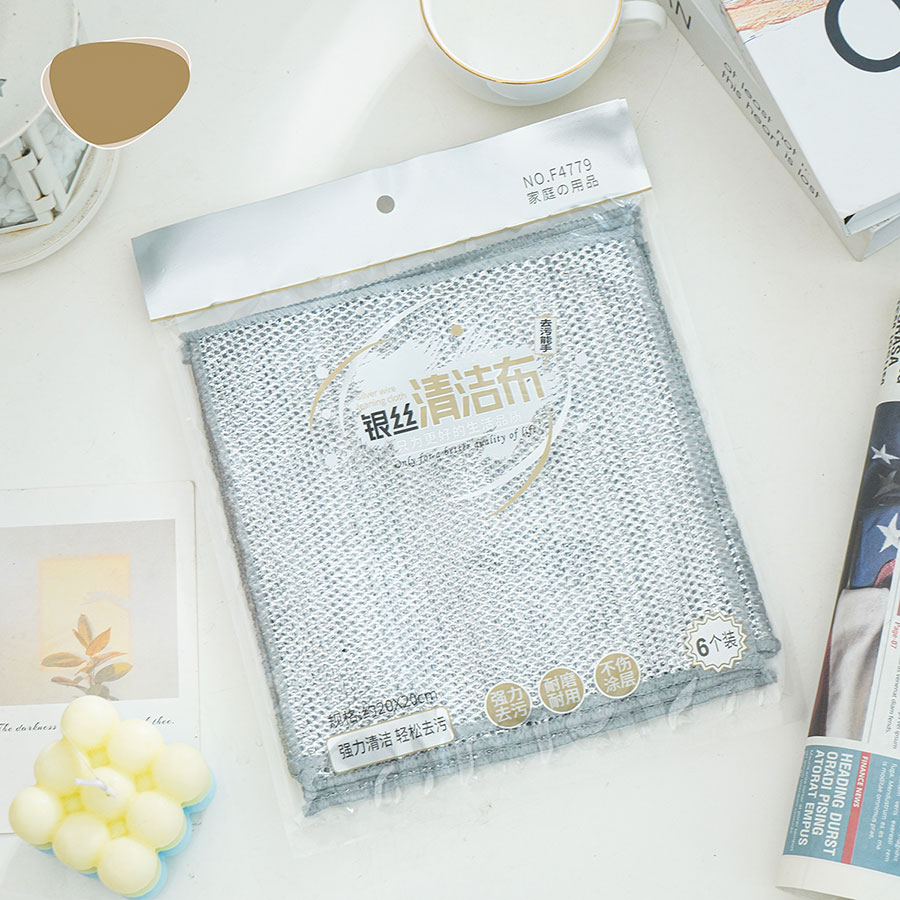 銀絲清潔布20*20單層6