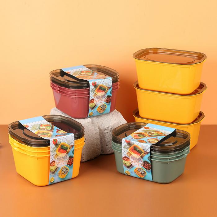 疊疊樂保鮮盒三件套(長方形/正方形)