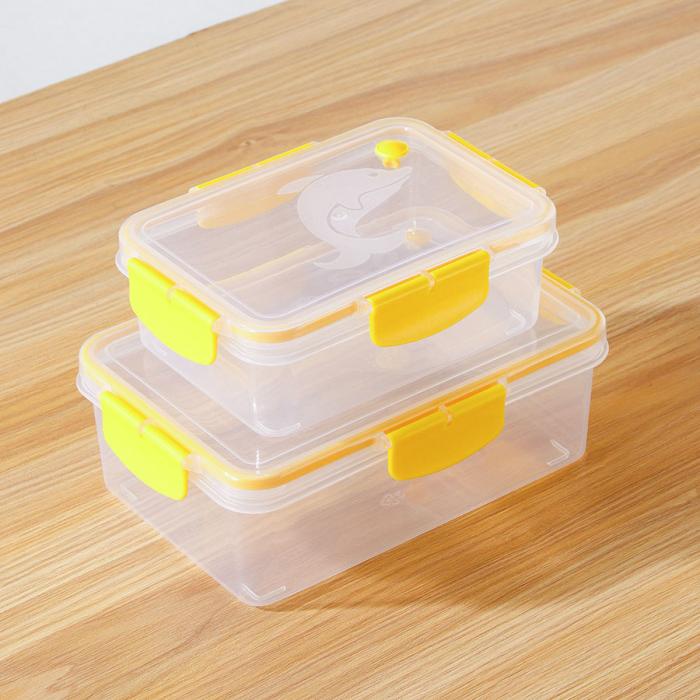 新海洋長(zhǎng)方保鮮盒大1500ml/小800ml