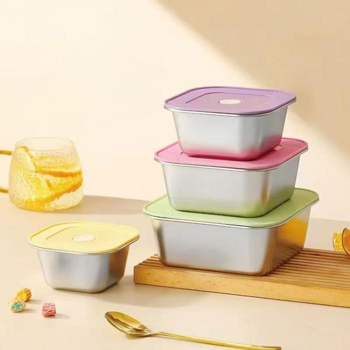 304#不銹鋼保鮮盒套裝