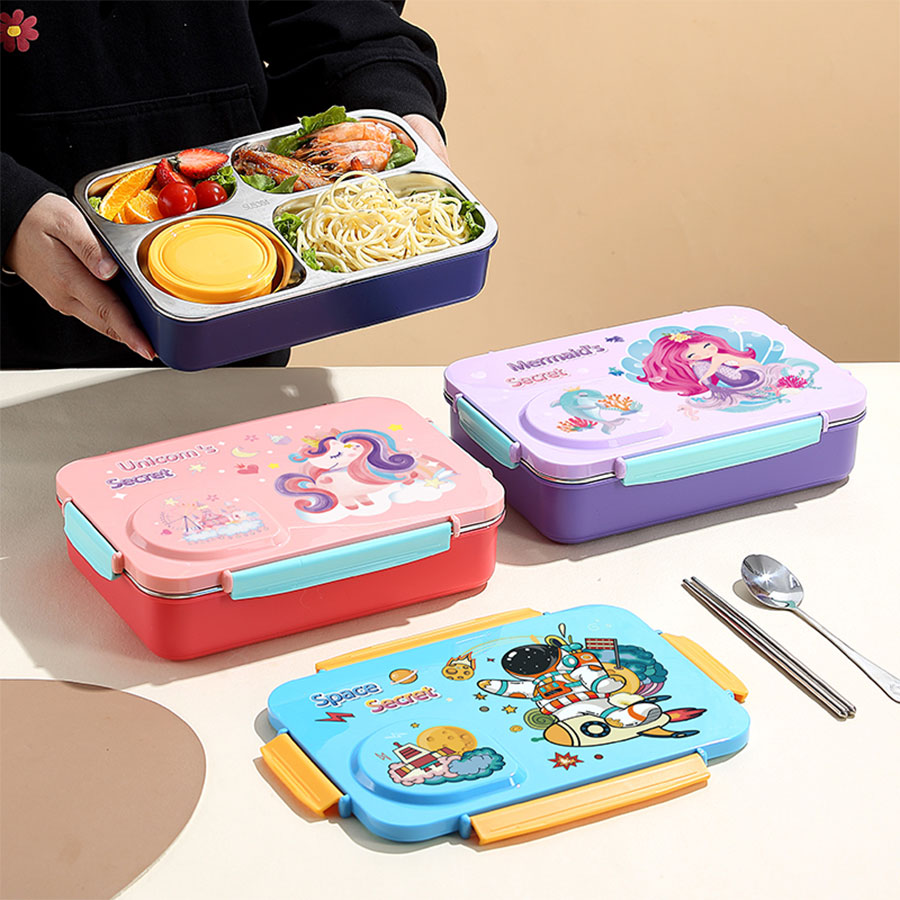 3D卡通不串味餐盒(不
