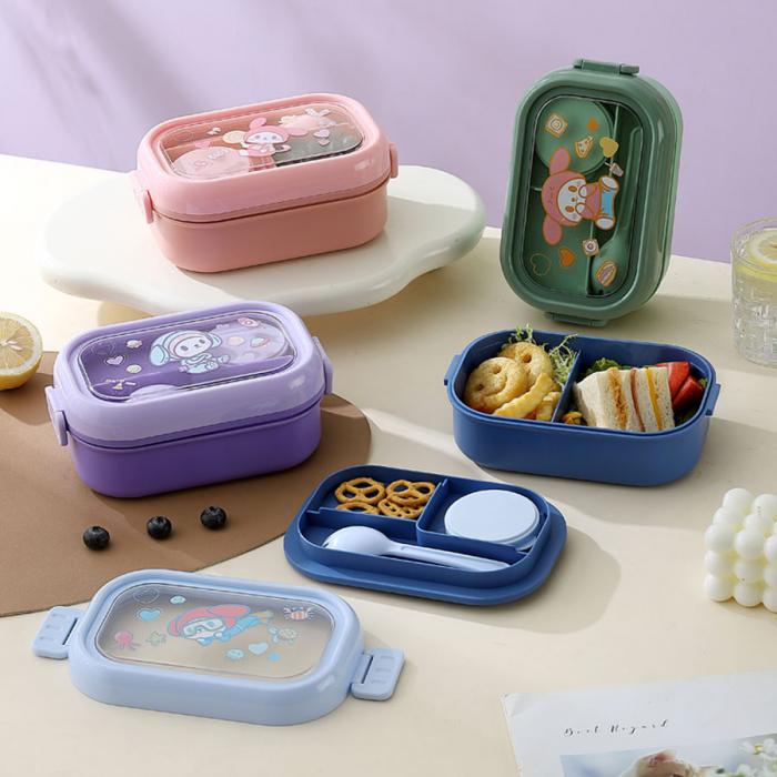 萌趣單層/雙層便當(dāng)盒 卡通
